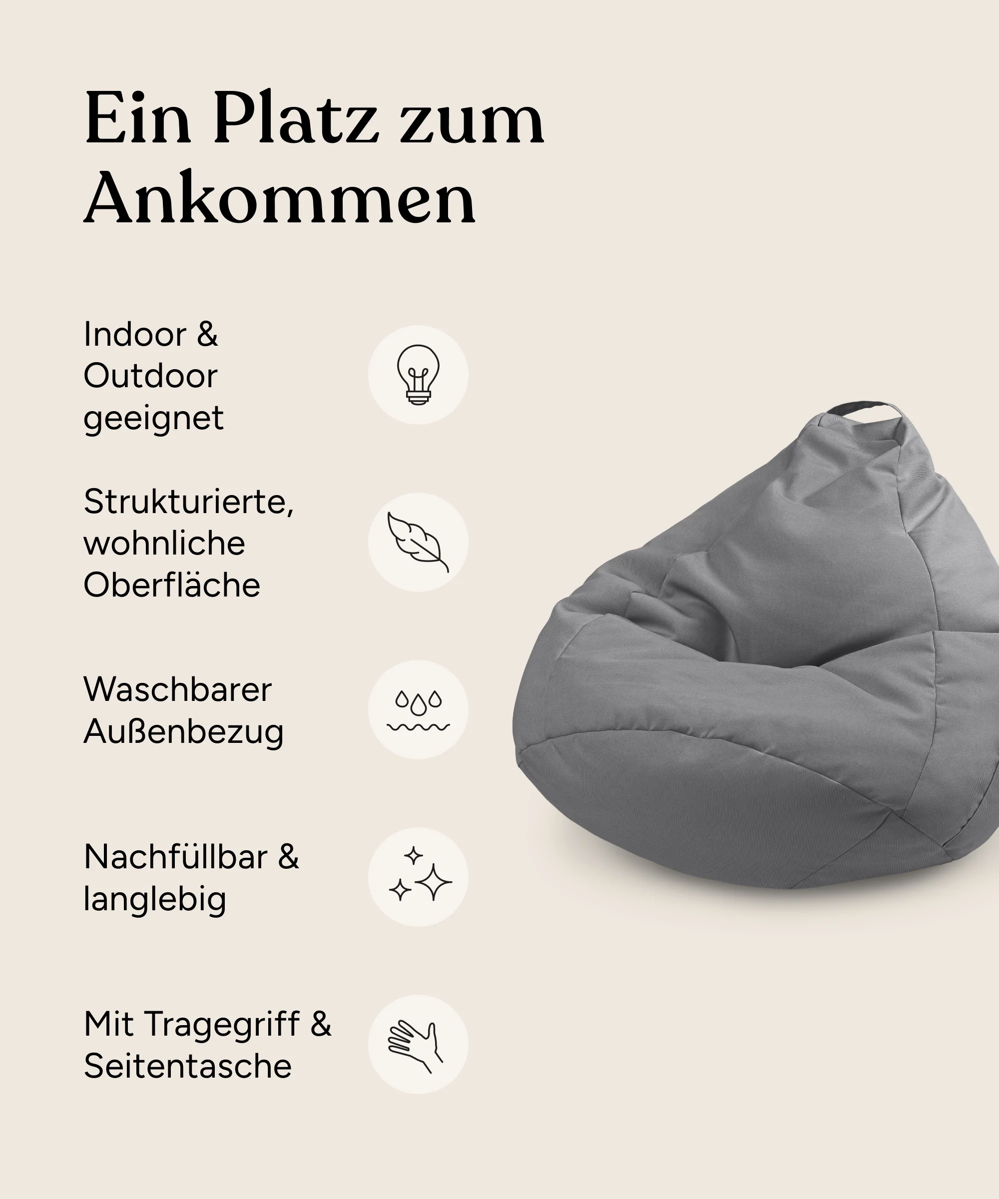 Outdoor Sitzsack XXL - Image 3