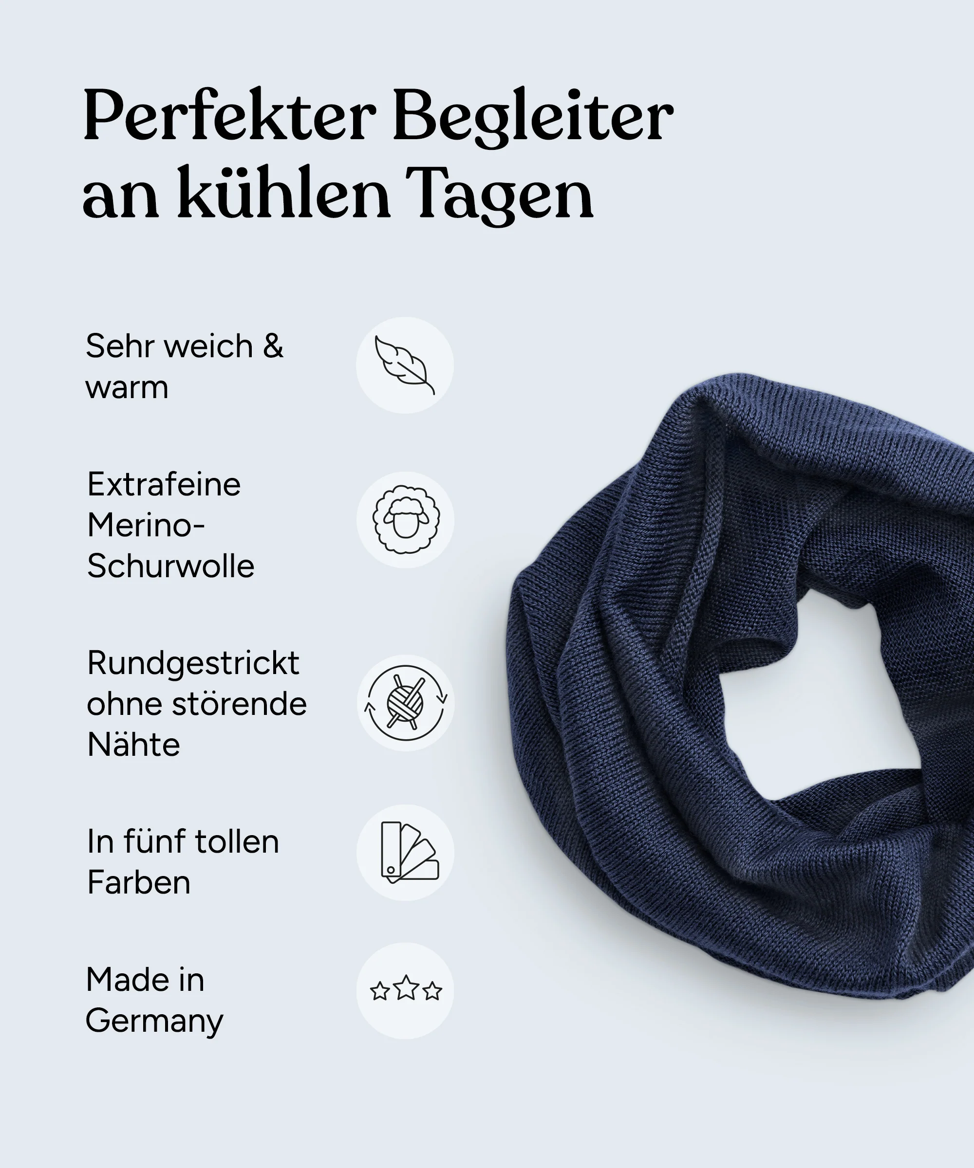 Schlauchschal | Feinstrick - Image 4