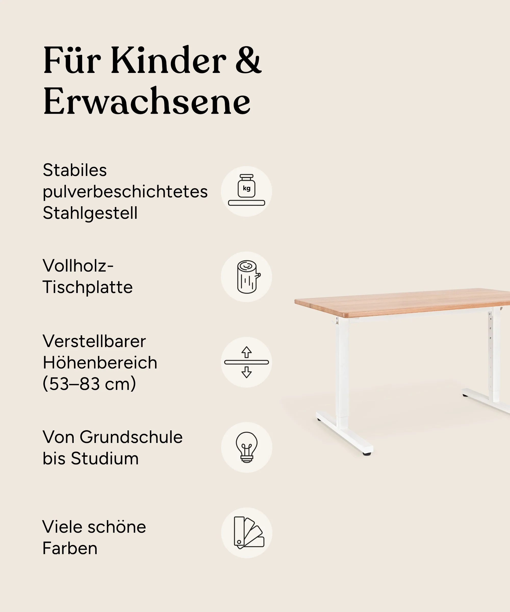 Schreibtisch | Buche - Image 3