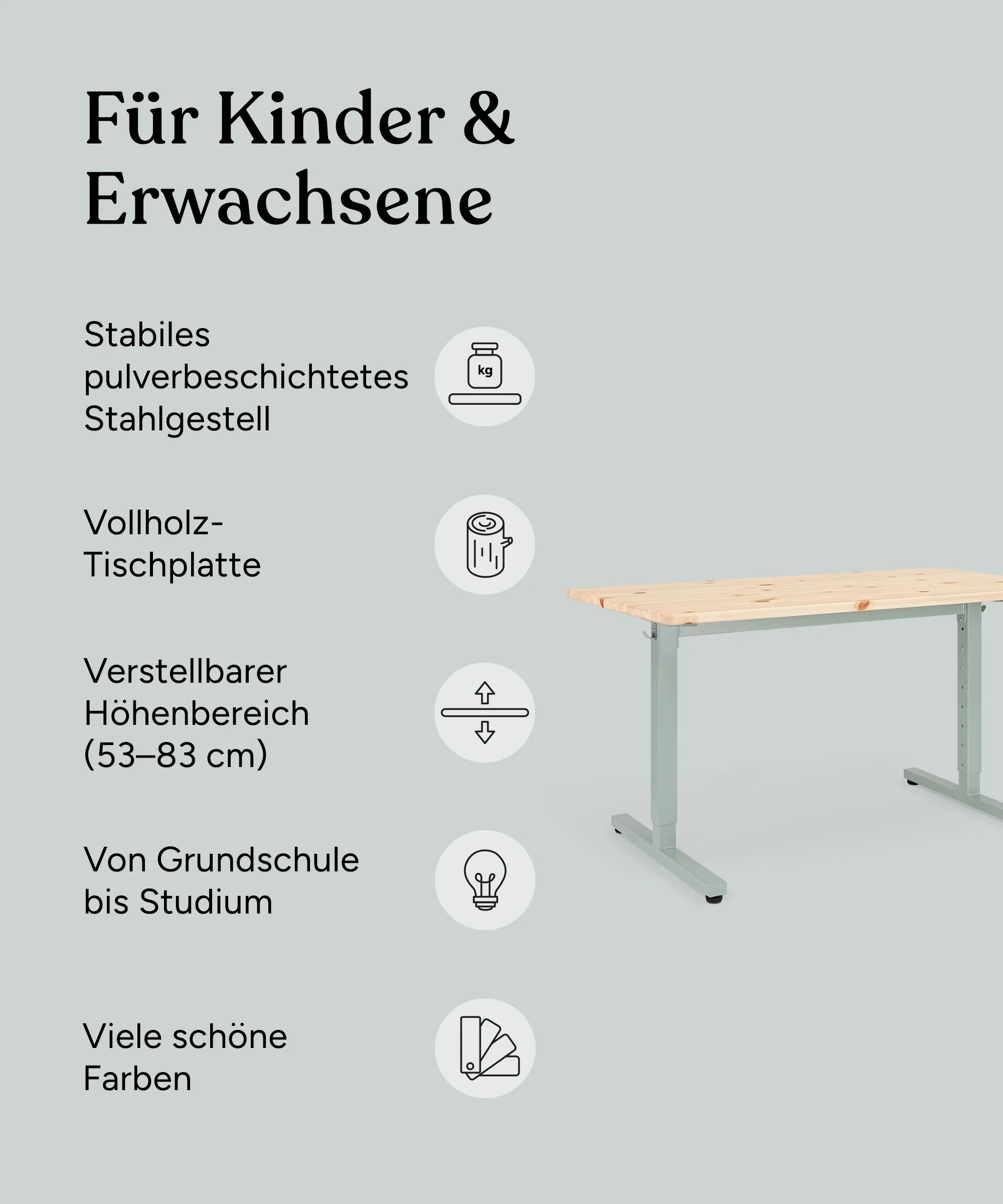 Schreibtisch | Kiefer - Image 3