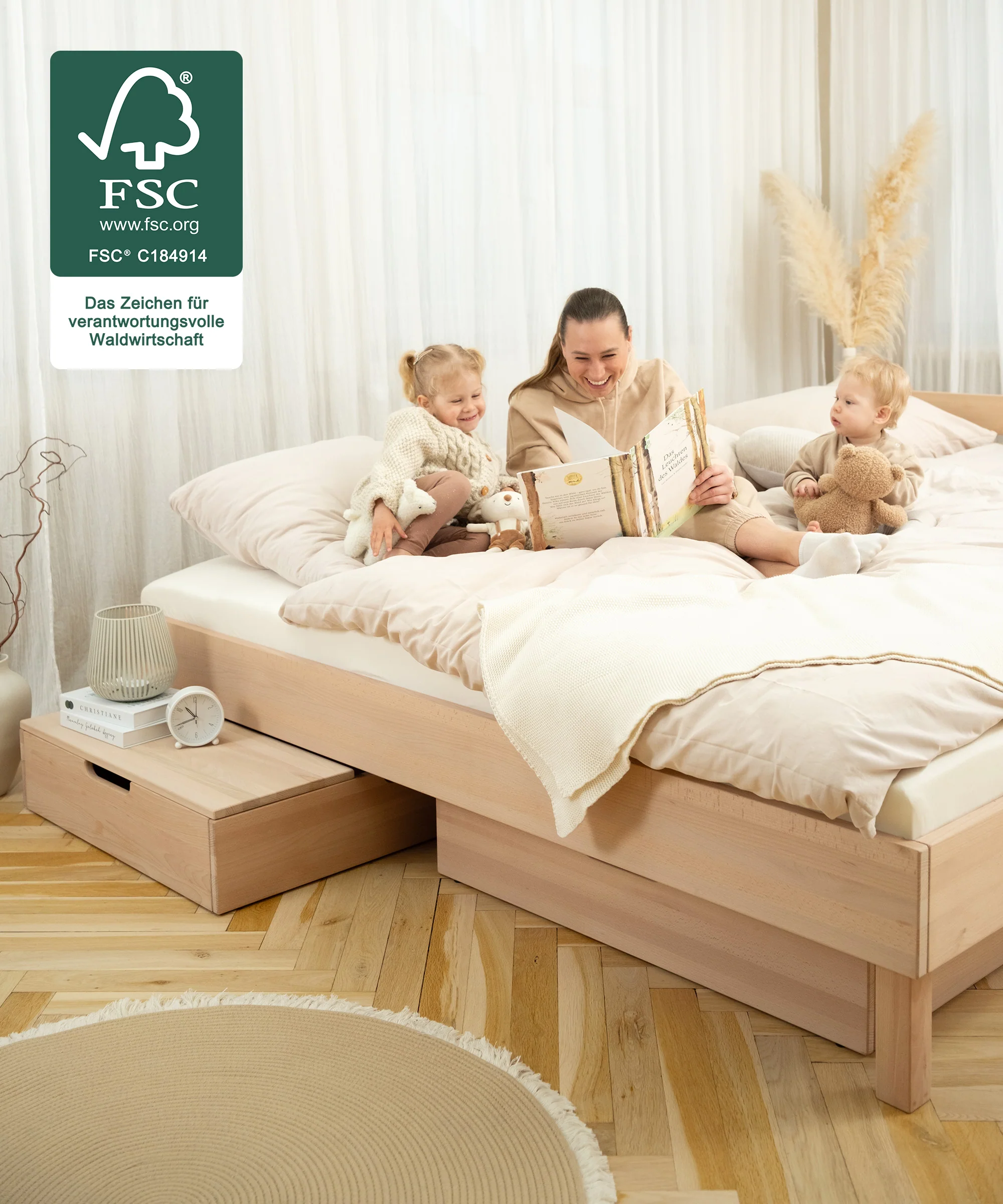 Familienbett Plano | Buche | 360 × 200 cm - Image 4