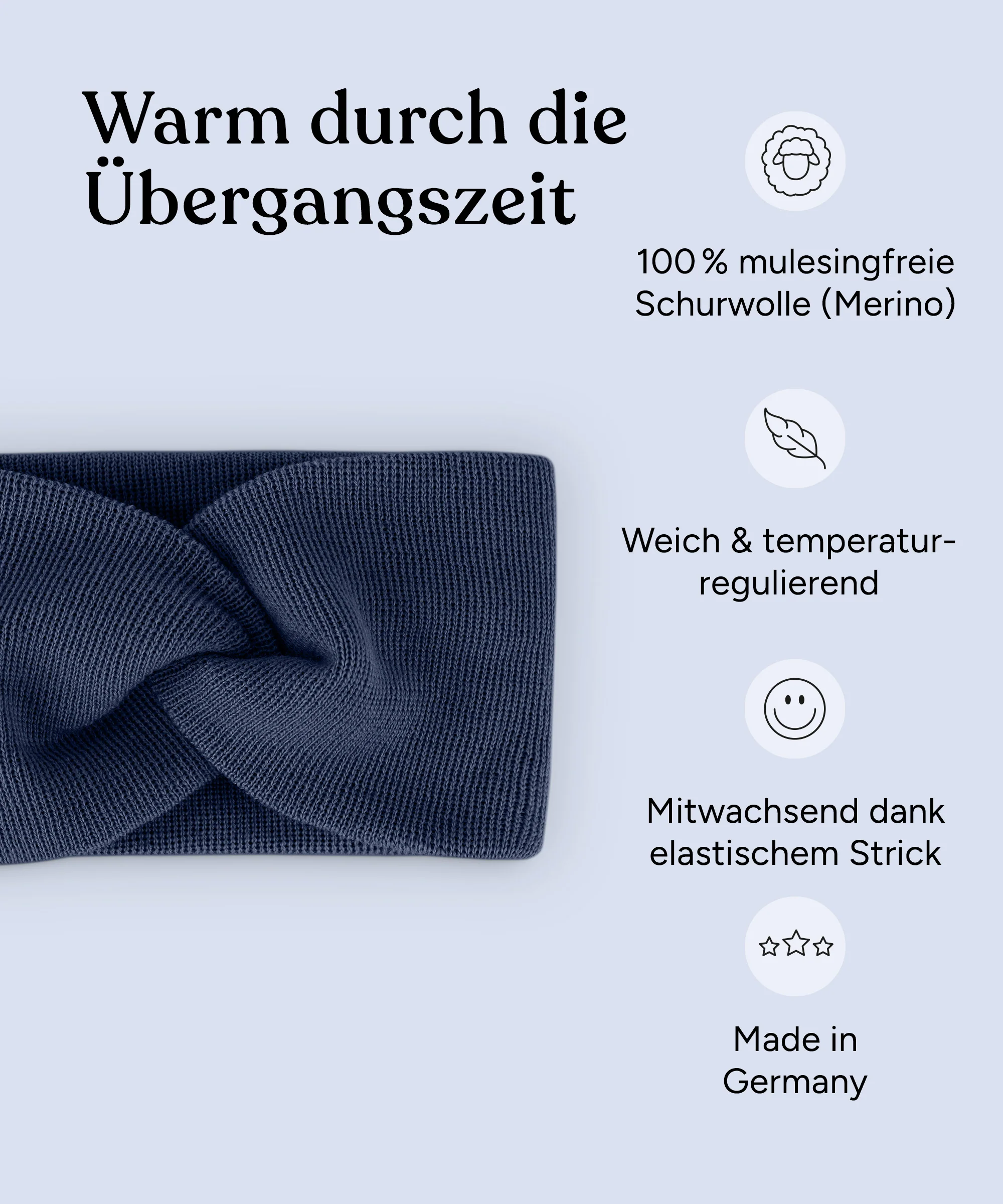 Stirnband  |  Feinstrick - Image 3