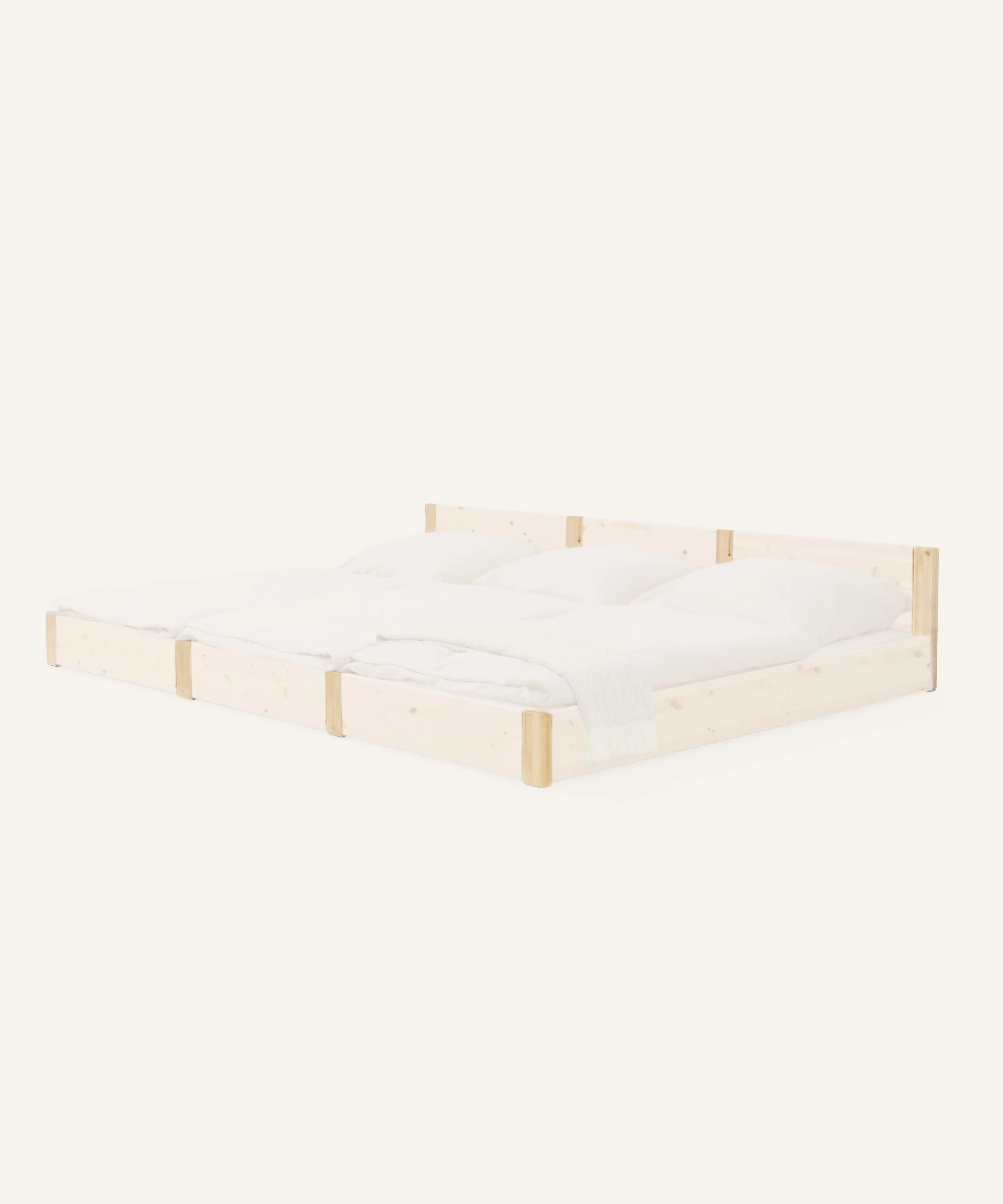Umbau-Set Familienbett | Kiefer | zum Bodenbett