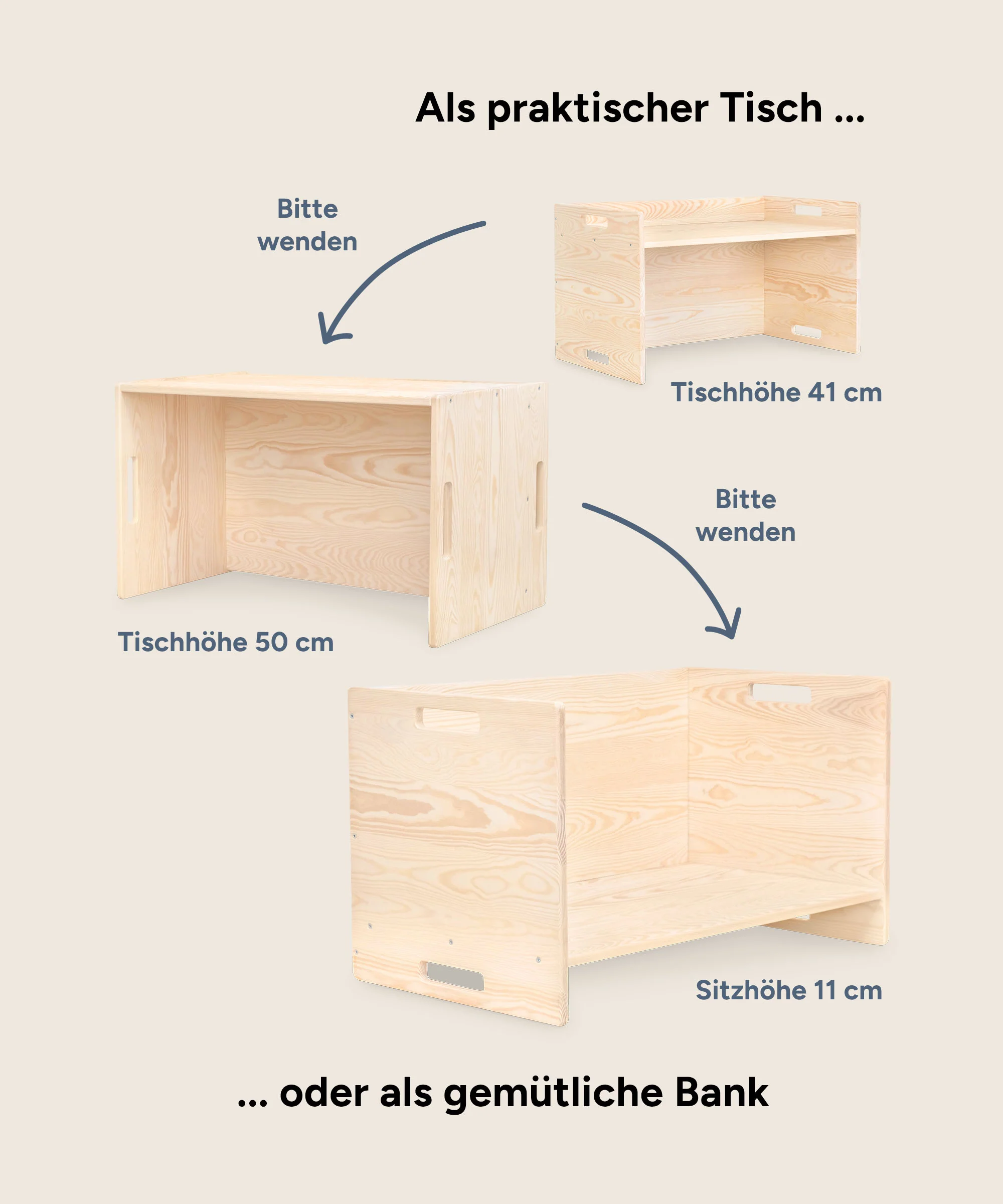 Wendetisch Kiefer - Image 8