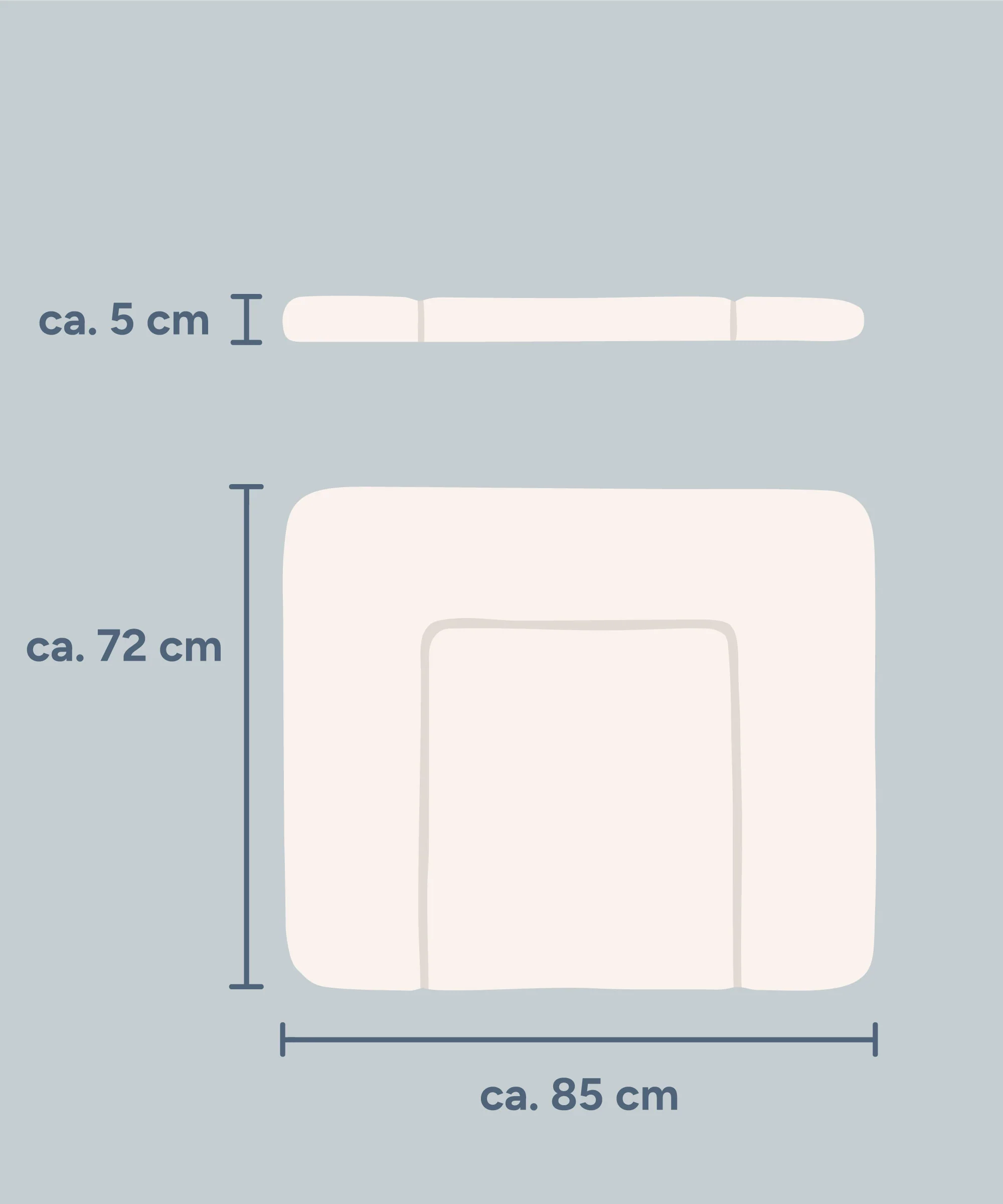 Wickelauflage  |  abwaschbar  |  72 × 85 cm - Image 15