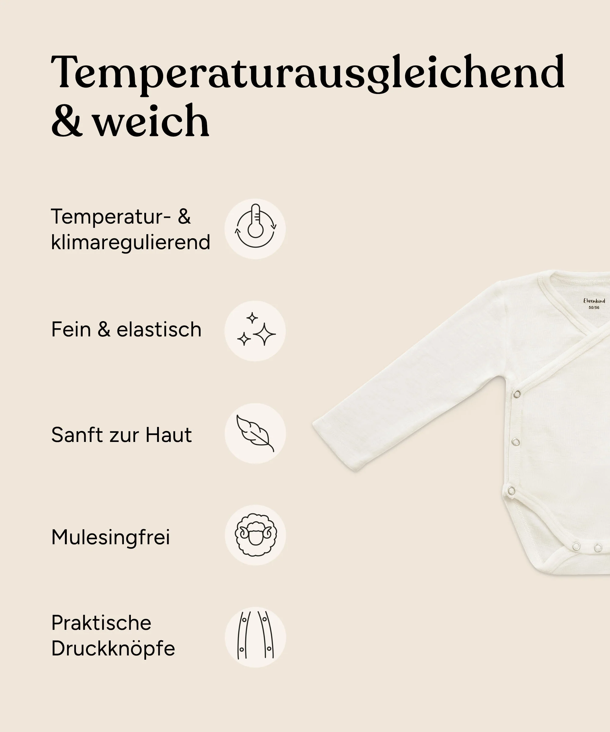 Wickelbody  |  Merinowolle - Image 3