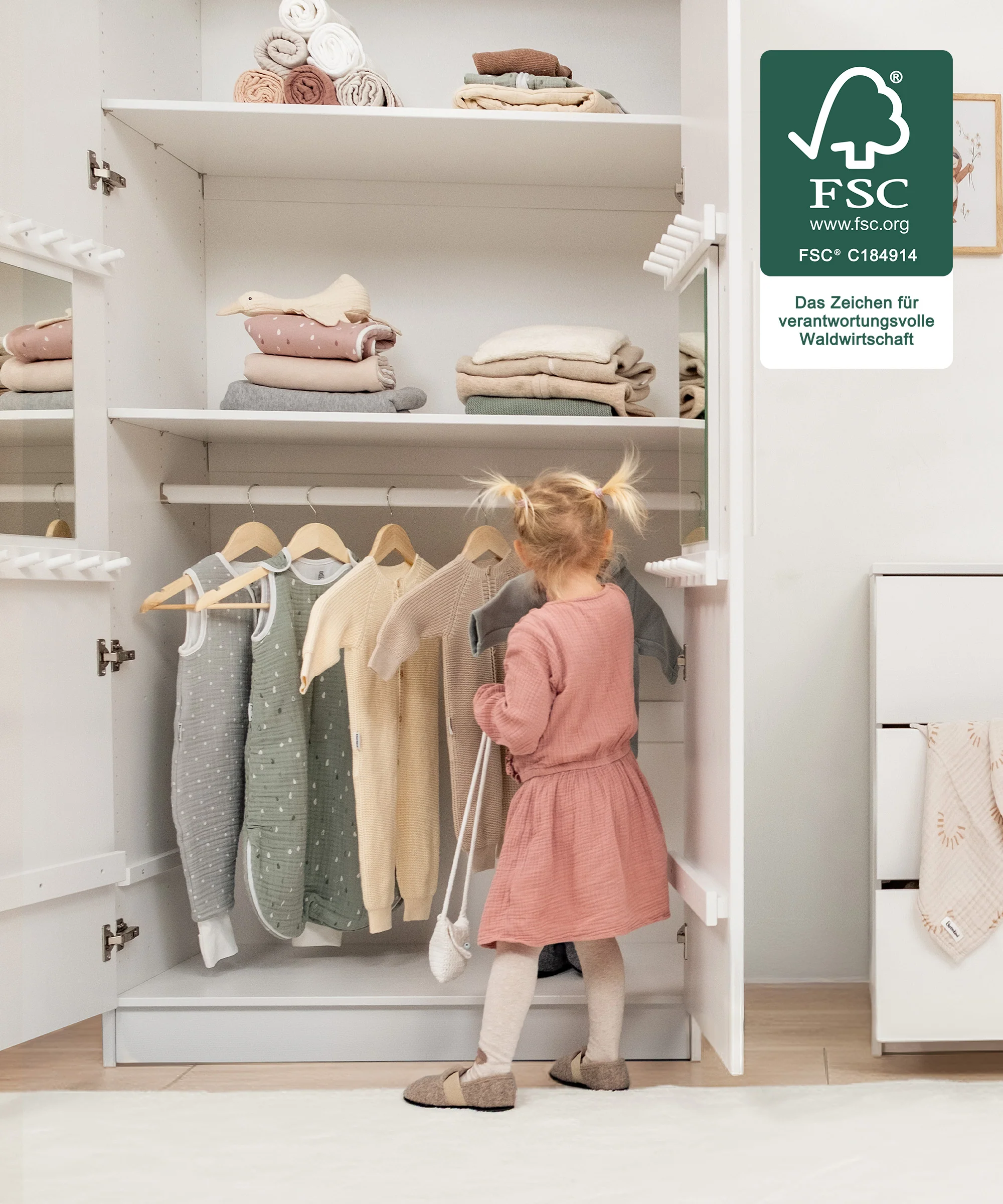 Zubehör Kleiderschrank Linia | Kiefer - Image 4